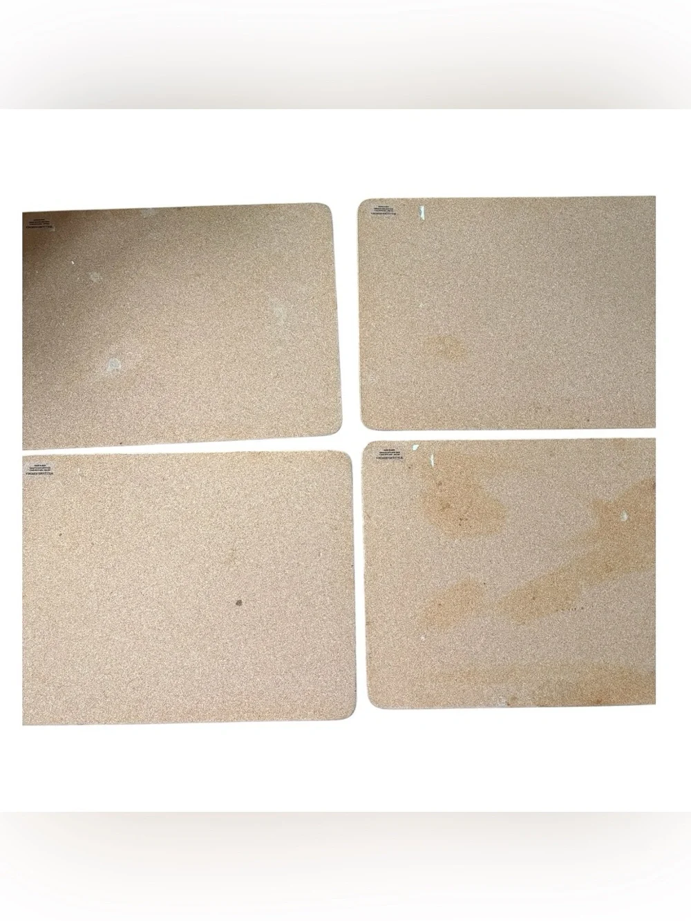Williams Sonoma Vintage Botanical Pumpkin Cork-Back Placemats Set of 4 Fall